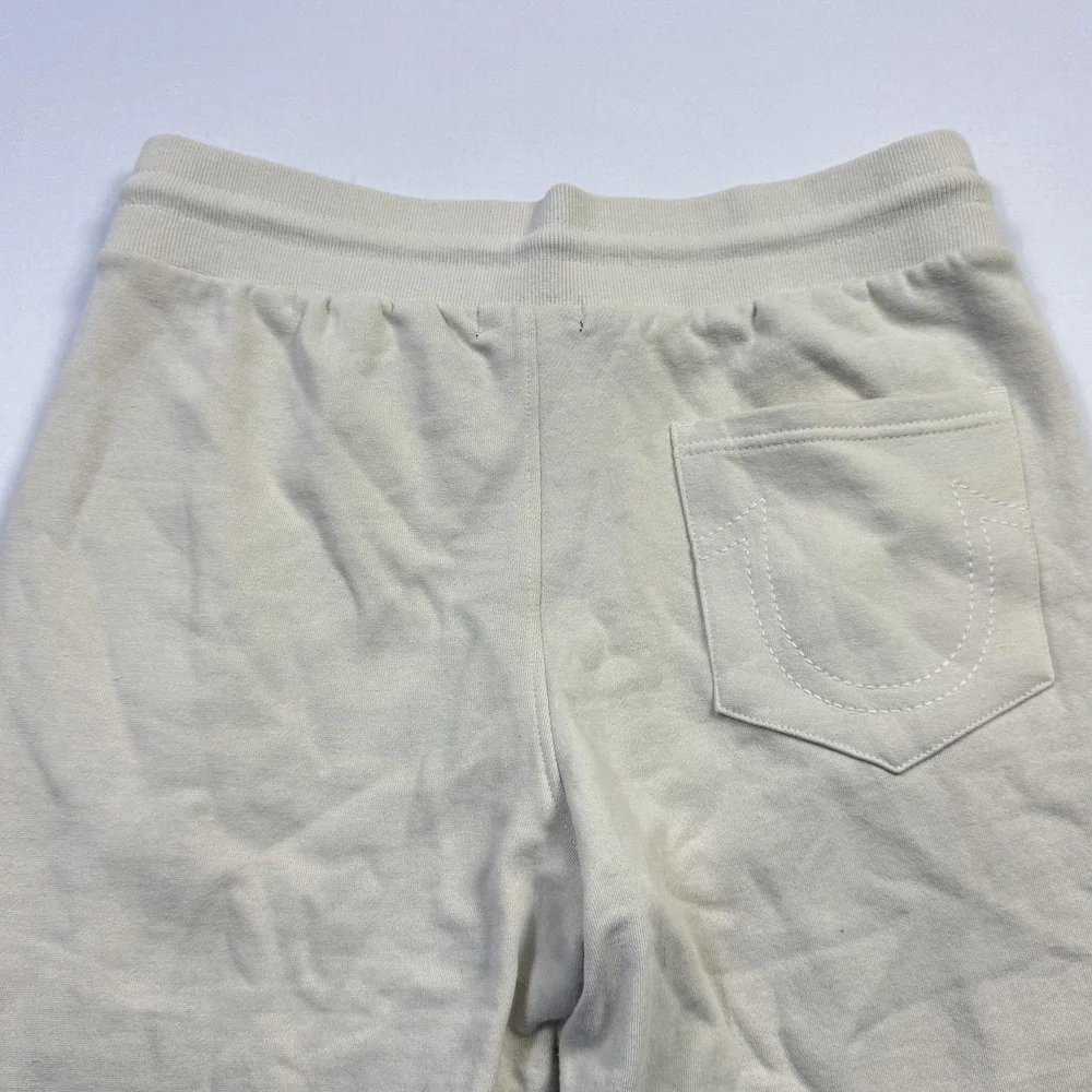 True Religion Jogger Pants Mens‎ Medium Birch Fleece Washed HS Patch Sweatpants